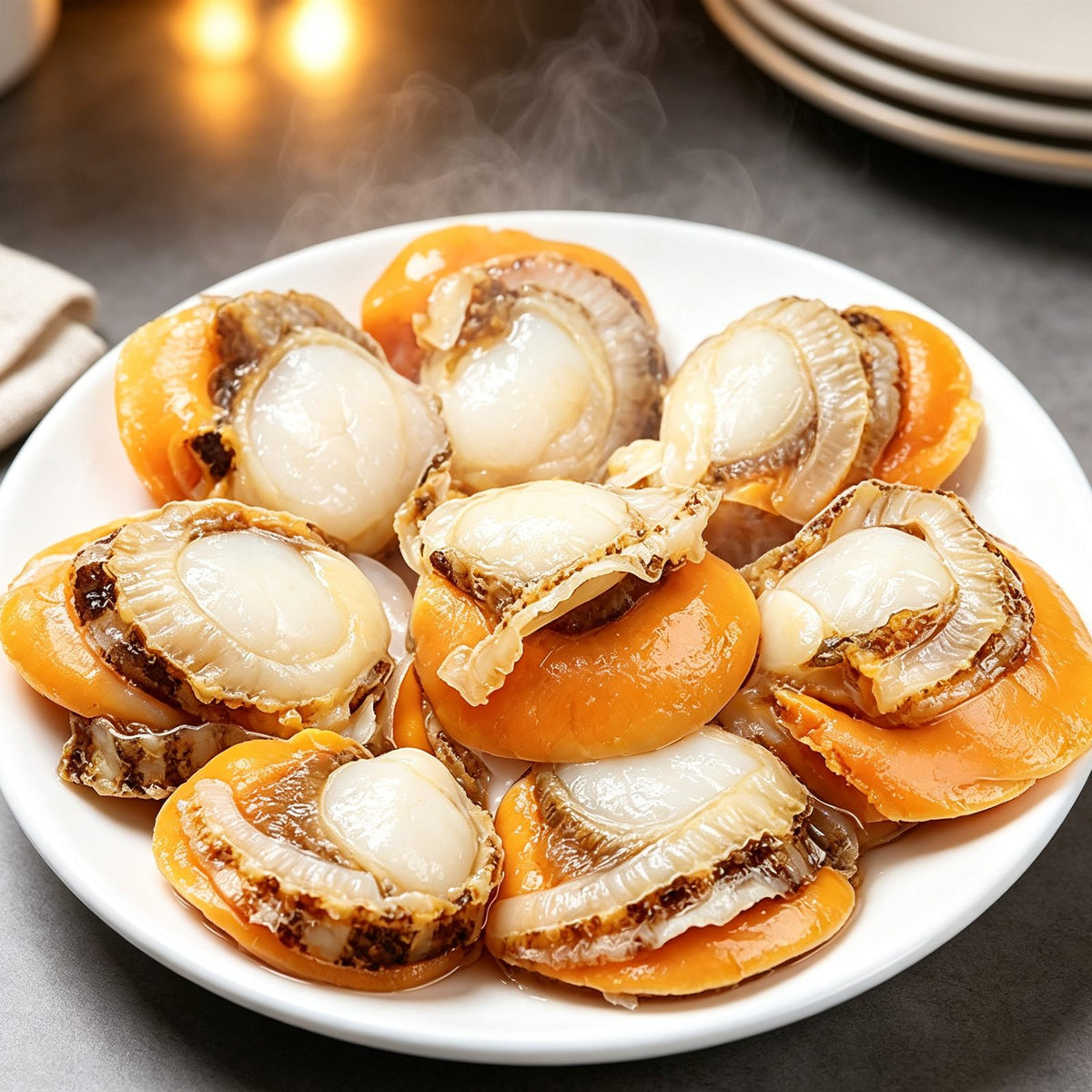 Steamed Abalone Premium Gourmet Delicacy