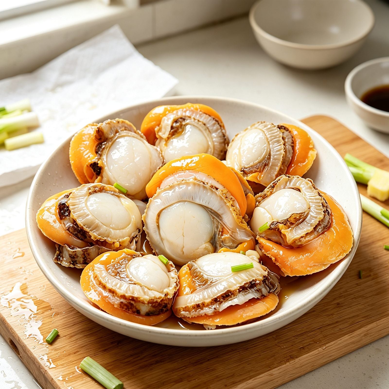 Steamed Abalone Premium Gourmet Delicacy